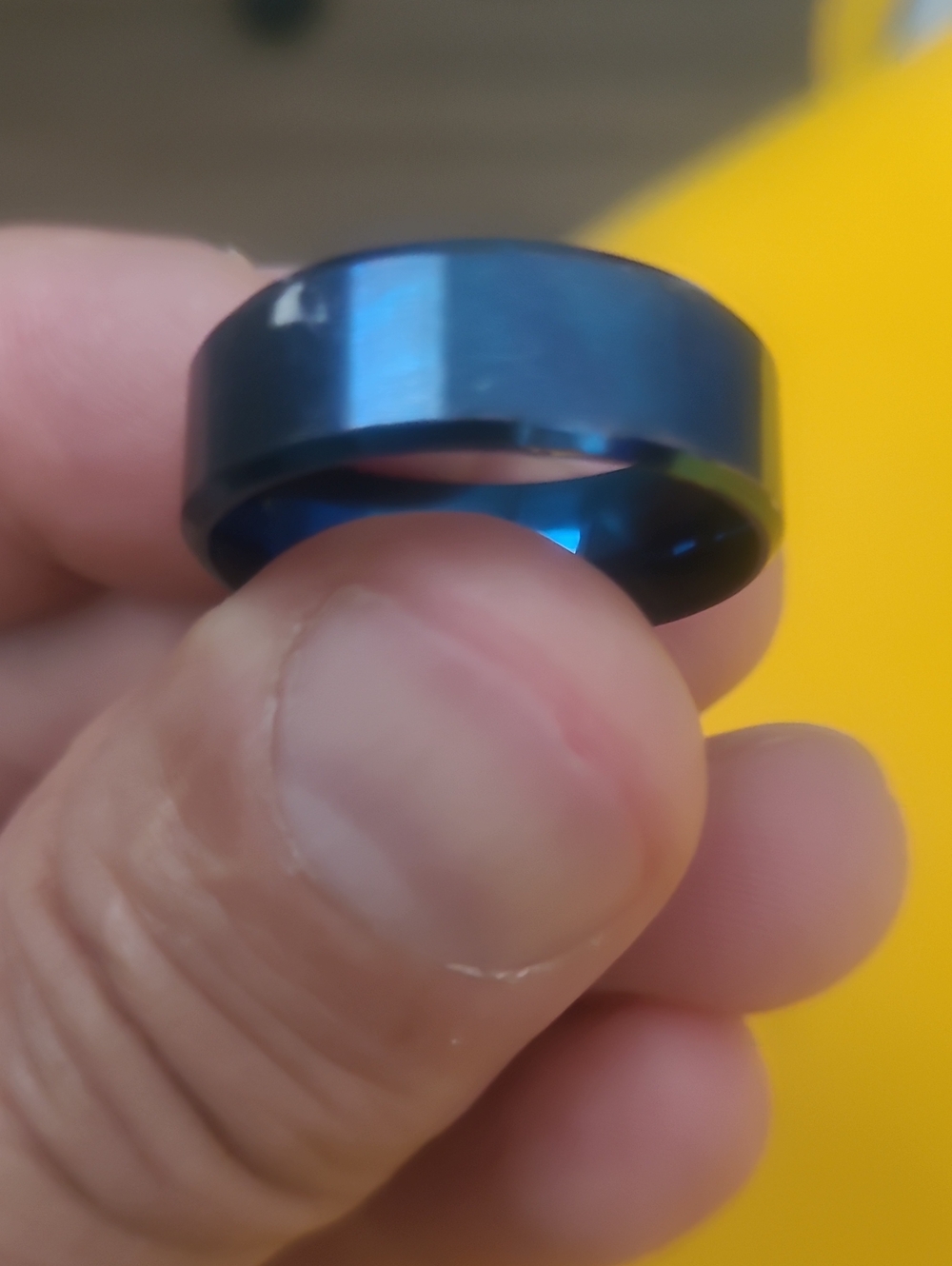 Blue Titanium Smart Ring - Unbranded